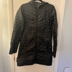 North Face Thermoball Parka Coat Jacket with Hood Black Small